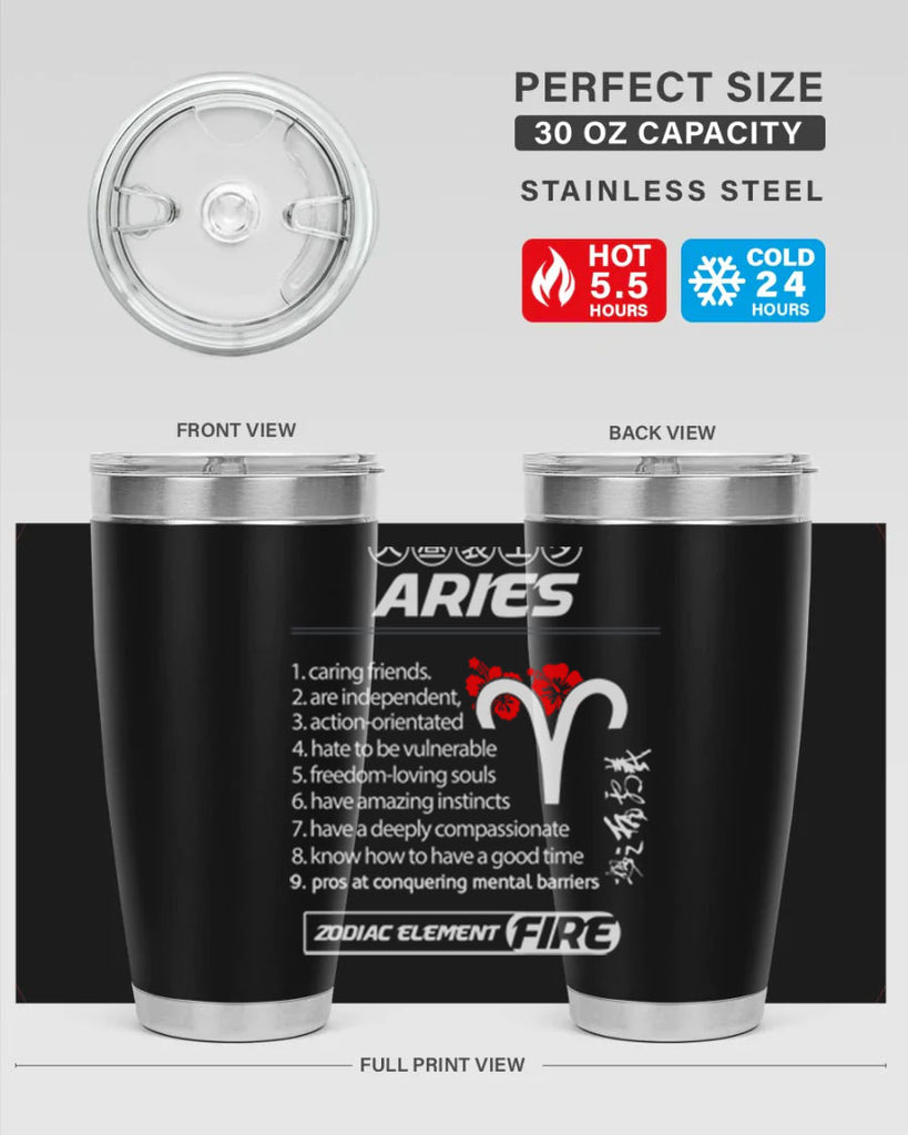 aries 137#- zodiac- Tumbler