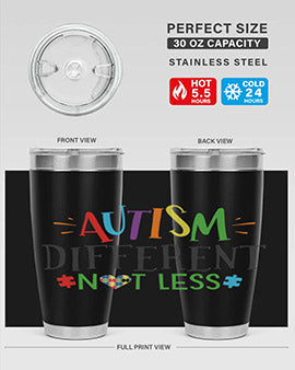 autism different not less Style 5#- autism- Tumbler