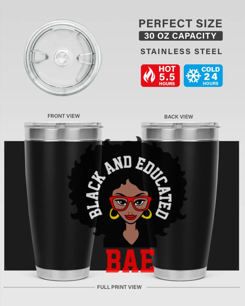 bae black and educated 267#- black words phrases- Cotton Tank