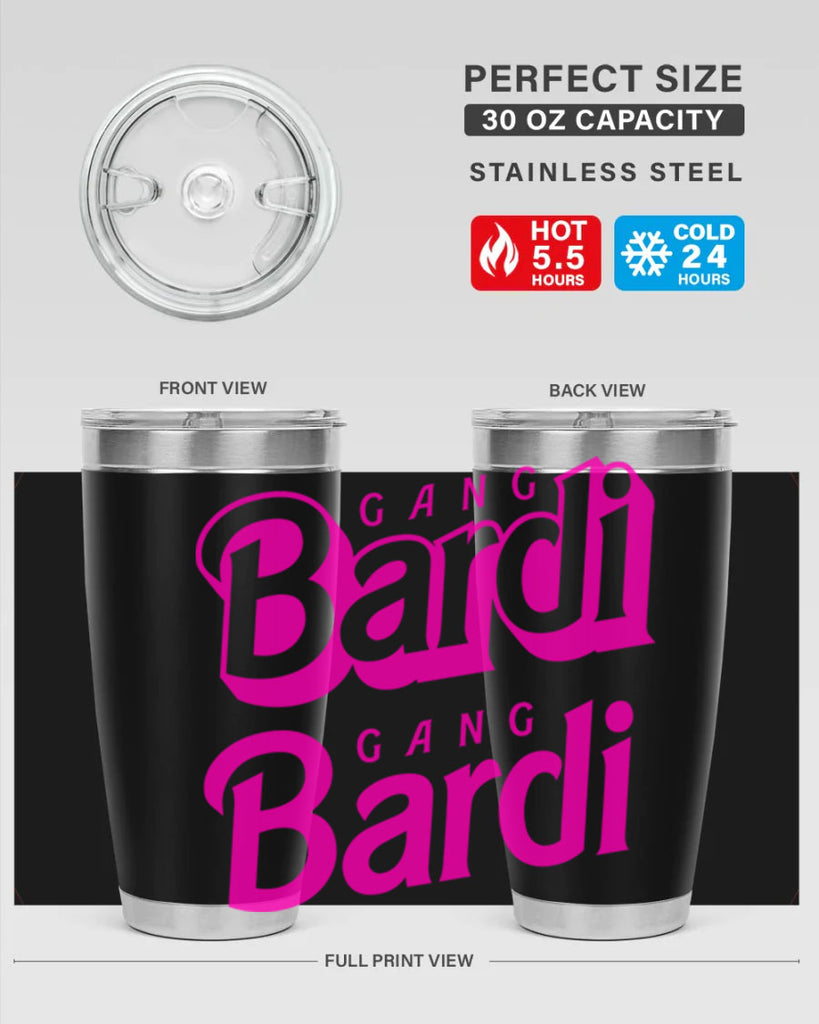 bardi gang 264#- black words phrases- Cotton Tank