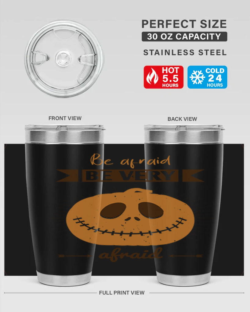 be afraid be very afraid 151#- halloween- Tumbler