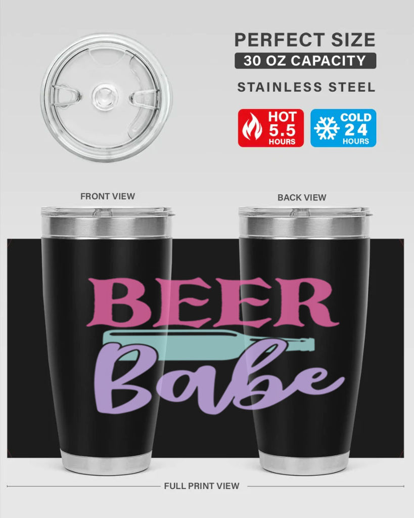 beer babe 135#- beer- Tumbler