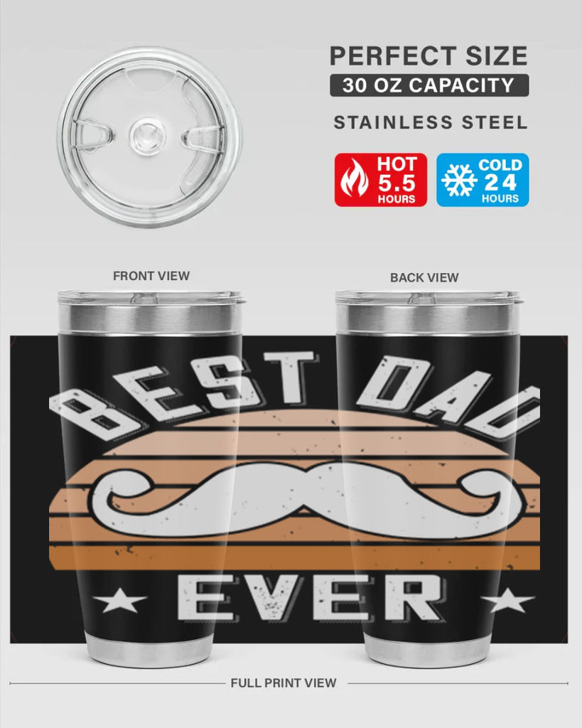 best dad ever 124#- fathers day- Tumbler