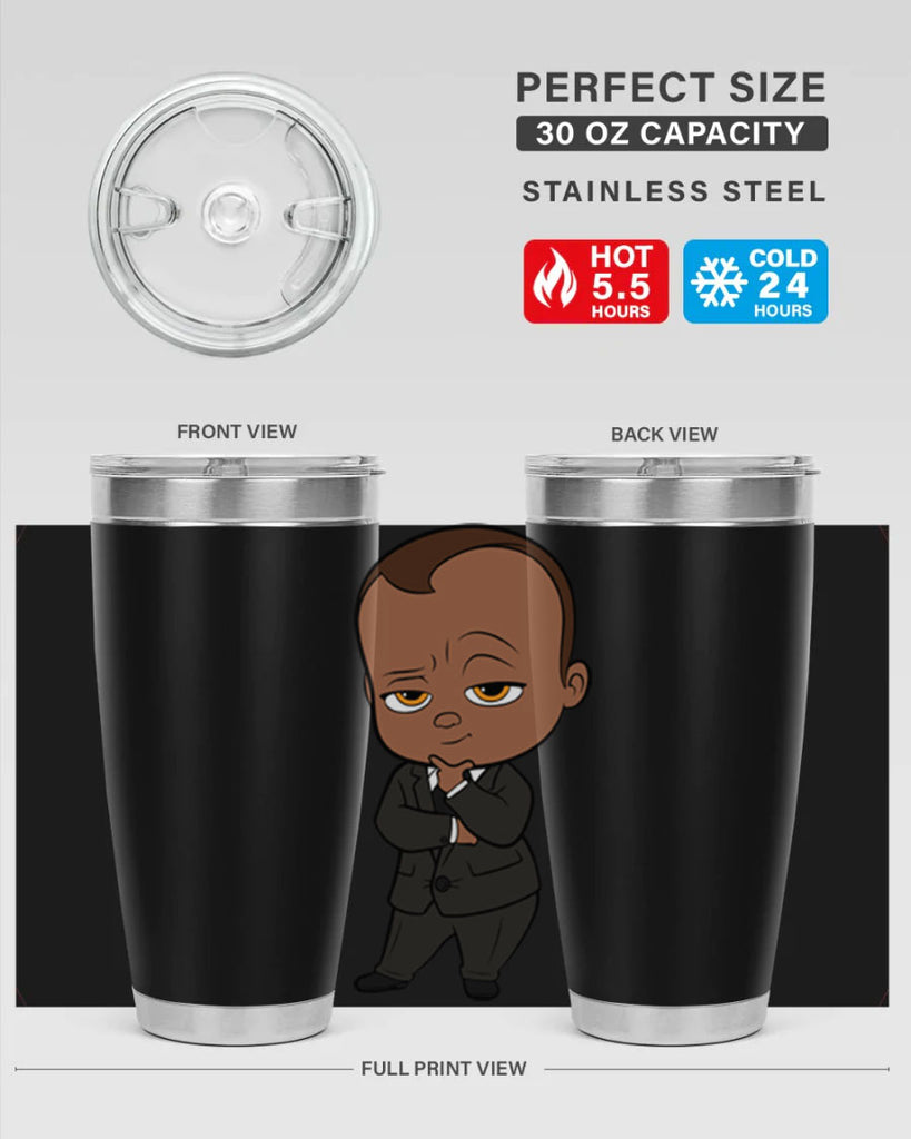 black boy 9#- black men - boys- tumbler