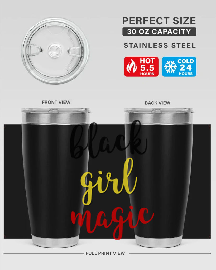 black girl magic color 246#- black words phrases- Cotton Tank