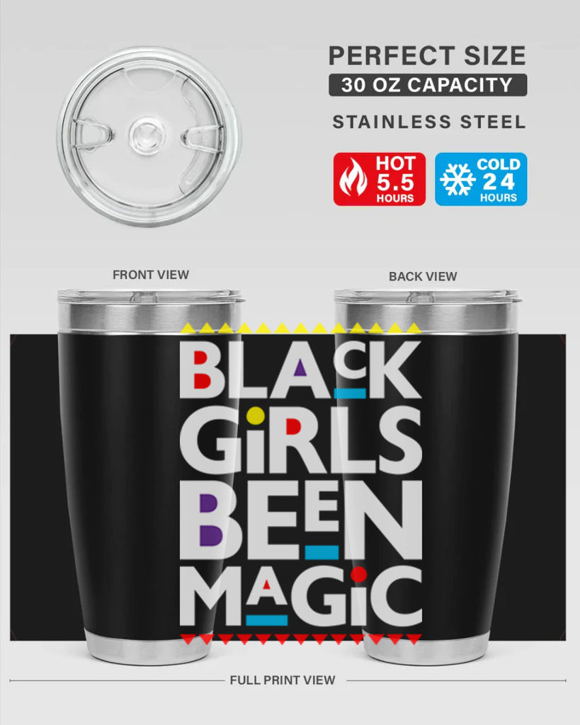 black girls been magic 243#- black words phrases- Cotton Tank