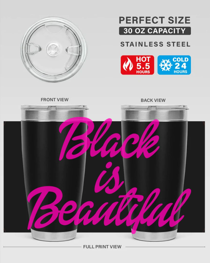 black is beautiful 200#- black words phrases- Cotton Tank