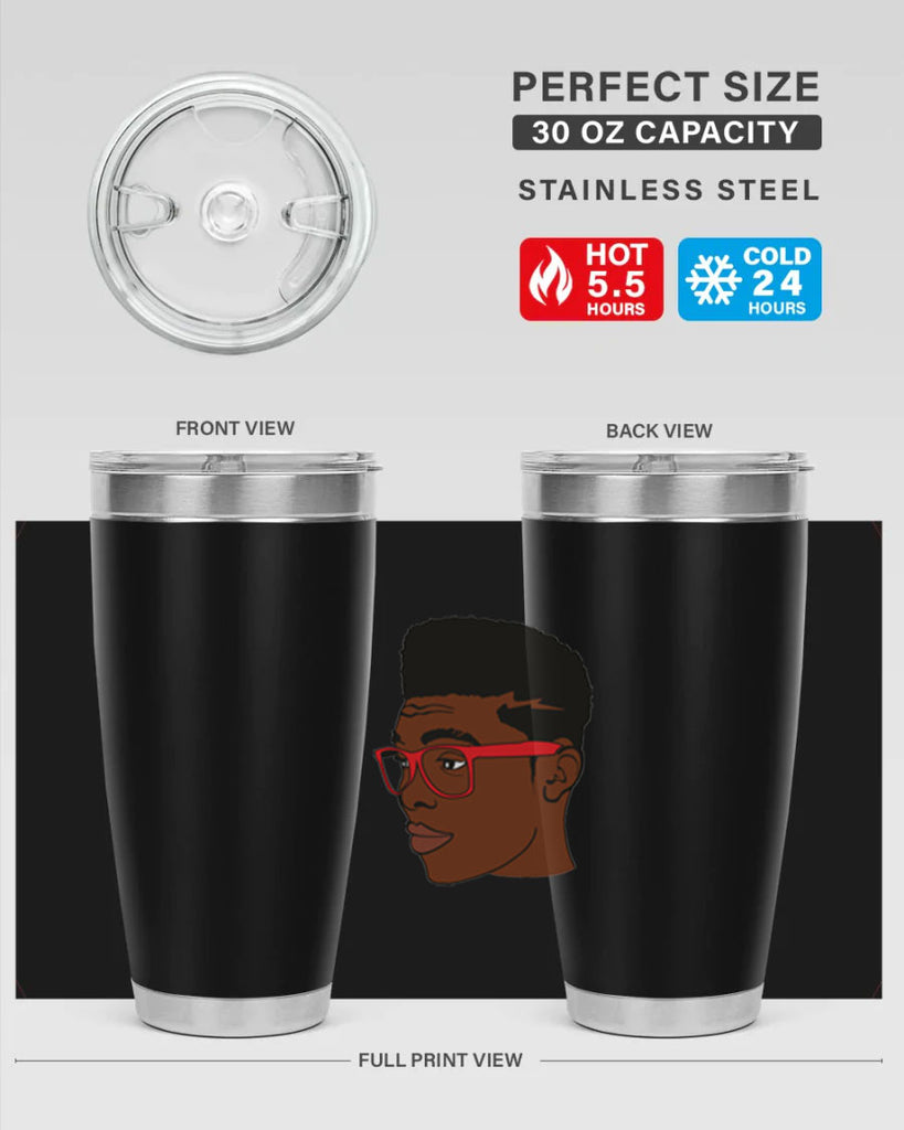 black man 37#- black men - boys- tumbler