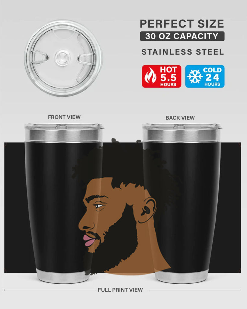 black man style 3#- black men - boys- tumbler
