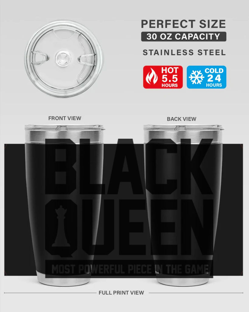 black queenchess 194#- black words phrases- Cotton Tank