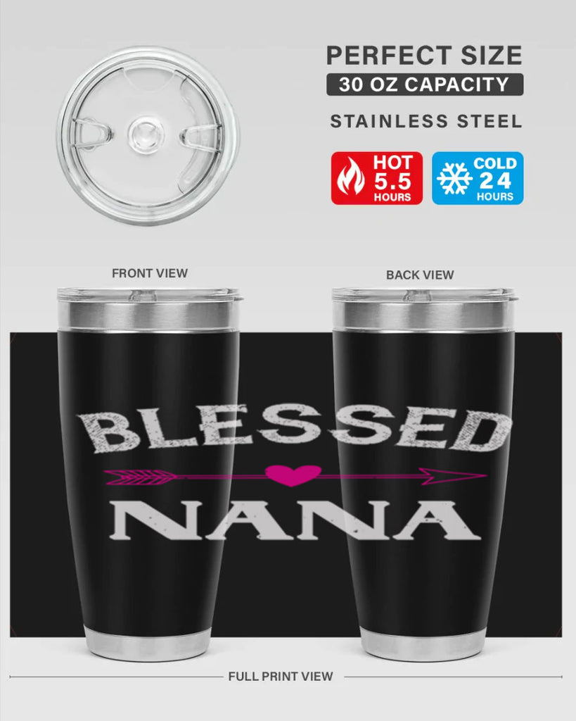 blessed nana 34#- grandma - nana- Tumbler