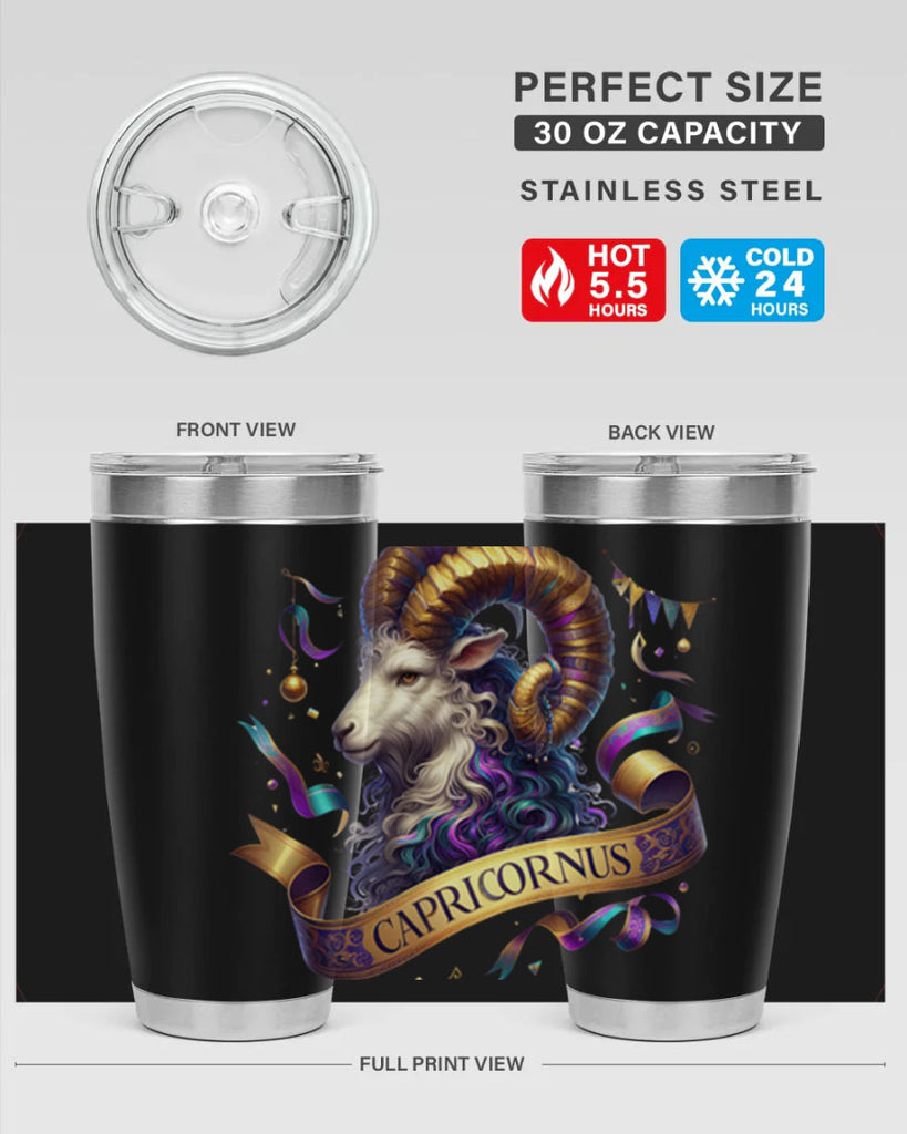 capricorn 209#- zodiac- Tumbler