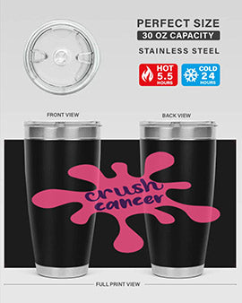 crush cancer Style 18#- breast cancer- Tumbler
