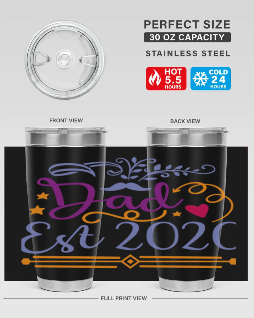 dad est 97#- fathers day- Tumbler