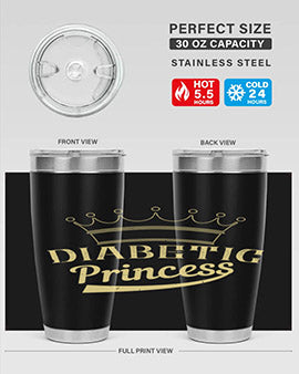 diabetic princess Style 42#- diabetes- Tumbler