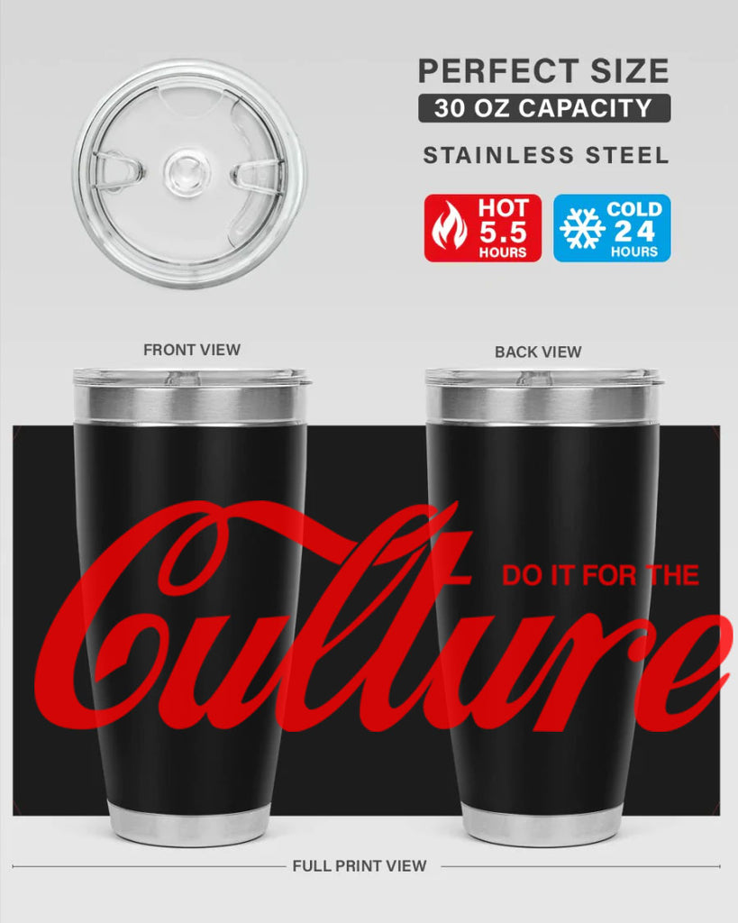 do it for the culture 171#- black words phrases- Cotton Tank