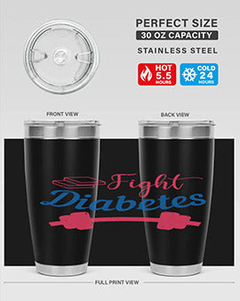 fight diabetes Style 38#- diabetes- Tumbler