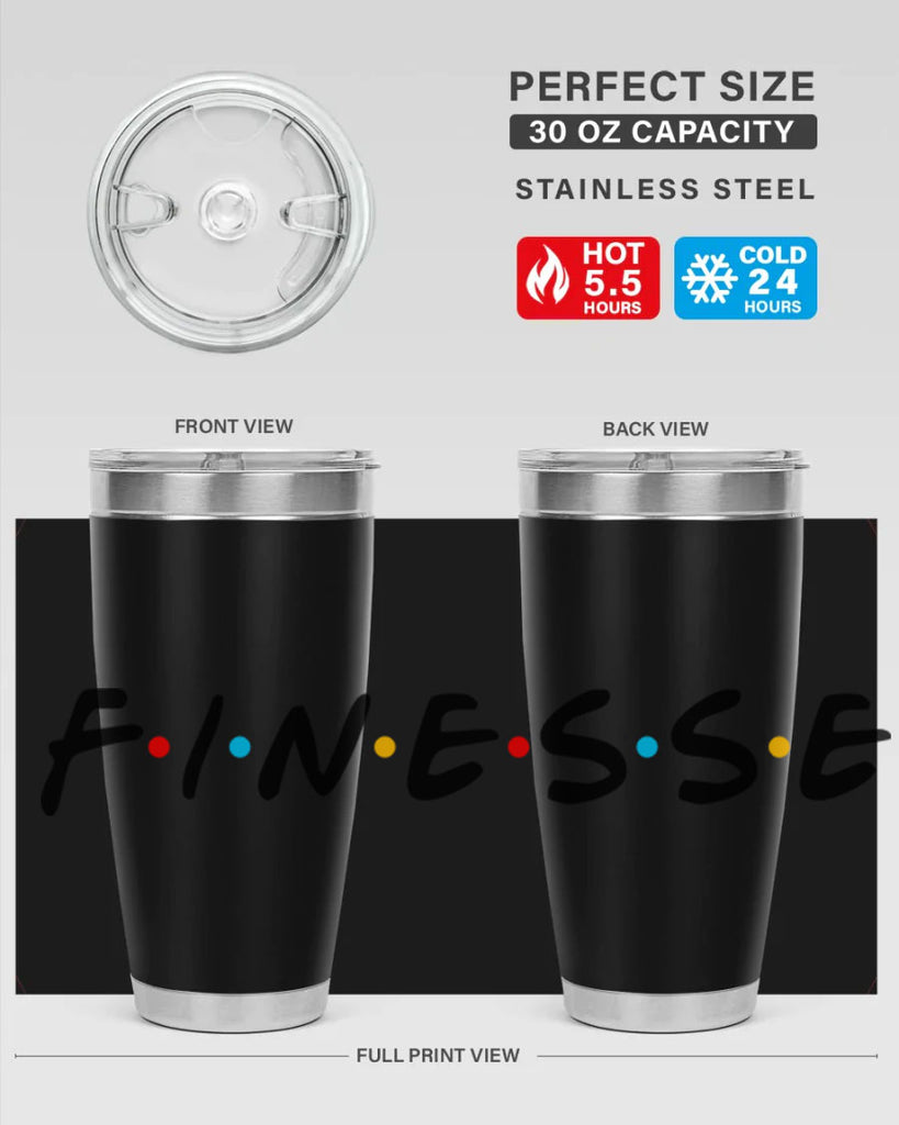 finesse 156#- black words phrases- Cotton Tank