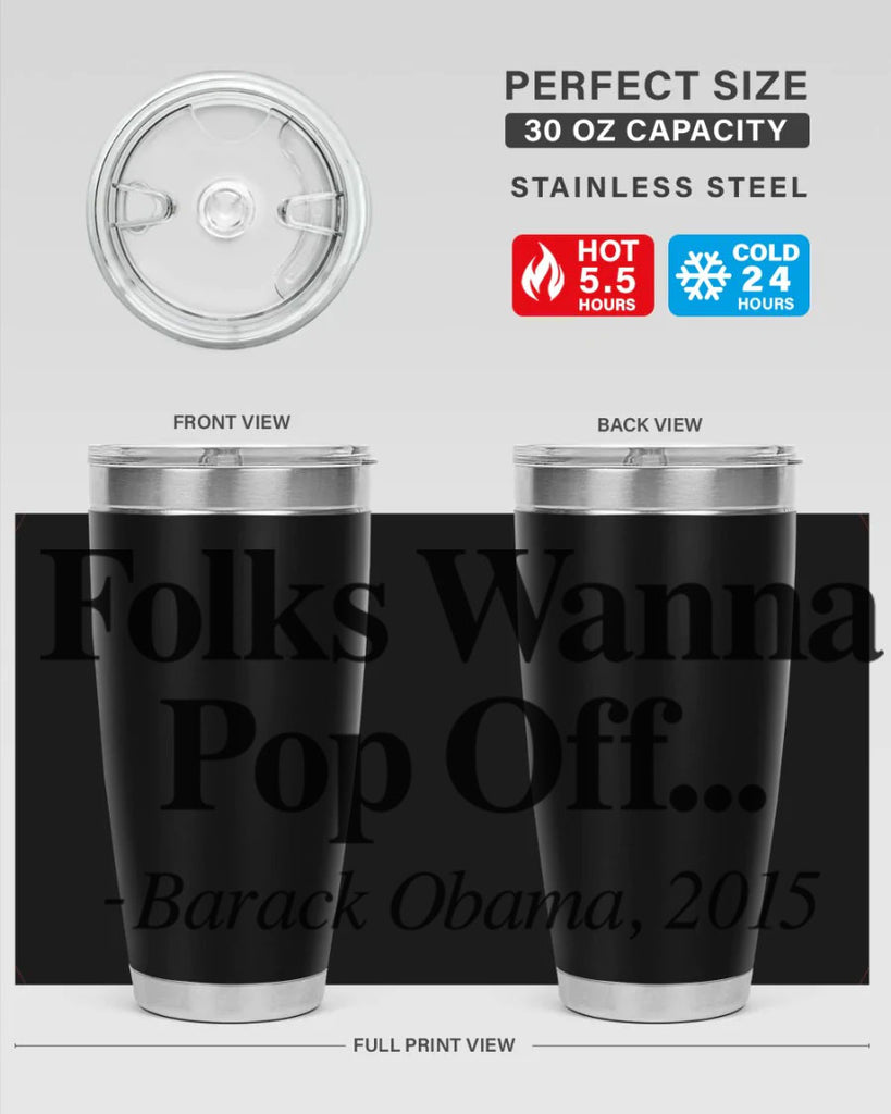 folks wanna pop off 151#- black words phrases- Cotton Tank