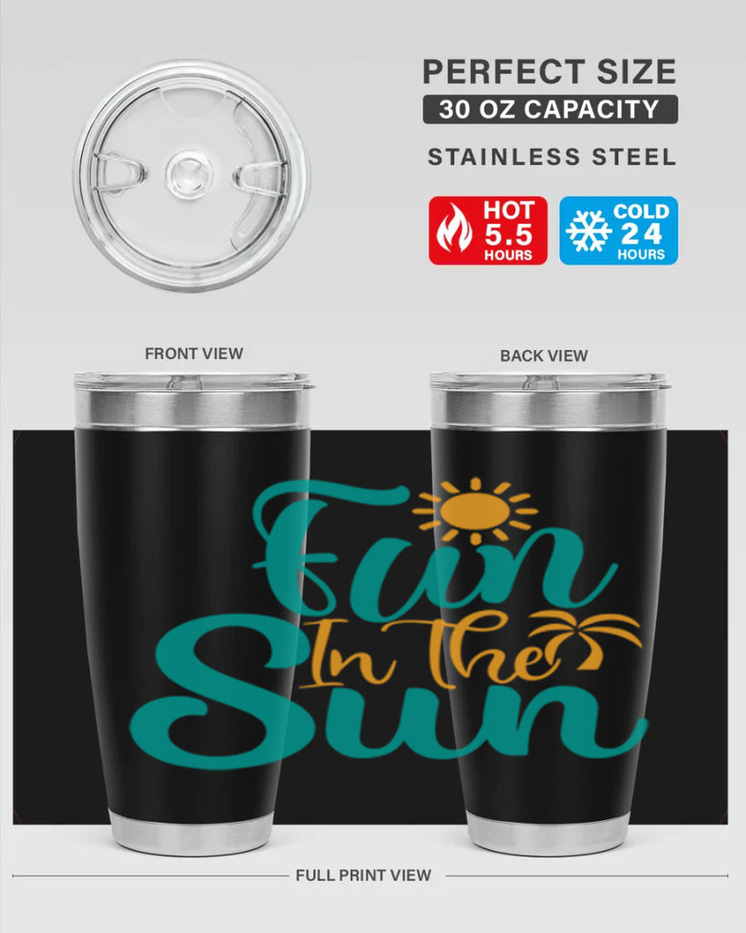 fun in the sun Style 104#- summer- Tumbler