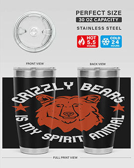 grizzly bears is my spirit animal 13#- Bears- Tumbler
