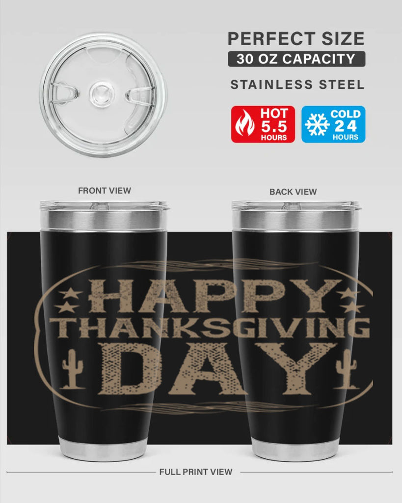 happy thanksgiving day 35#- thanksgiving- Tumbler
