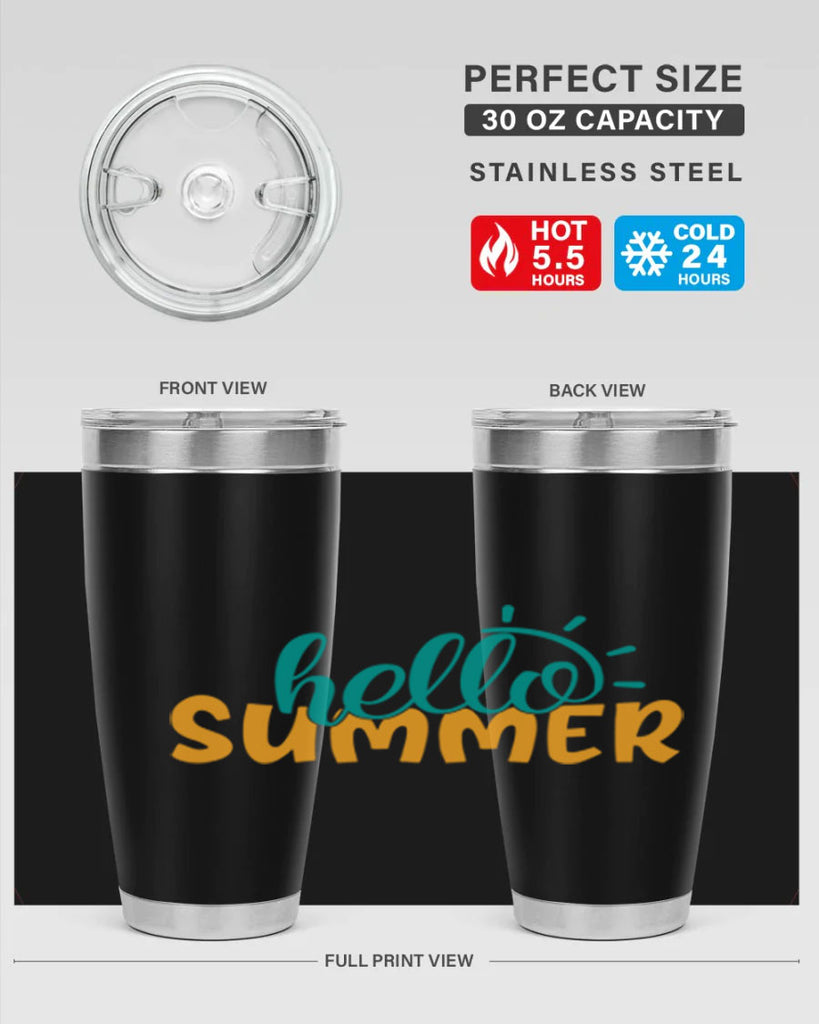 hello summer Style 97#- summer- Tumbler