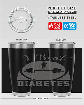 i beat diabetes Style 33#- diabetes- Tumbler