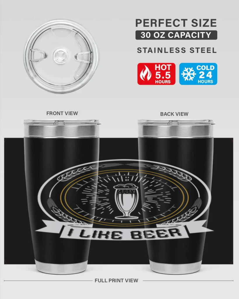i like beer 77#- beer- Tumbler