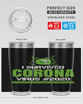 i survived coronavirus Style 33#- corona virus- Tumbler