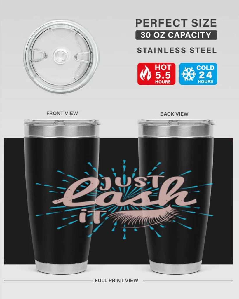 just lash it Style 199#- make up- Tumbler