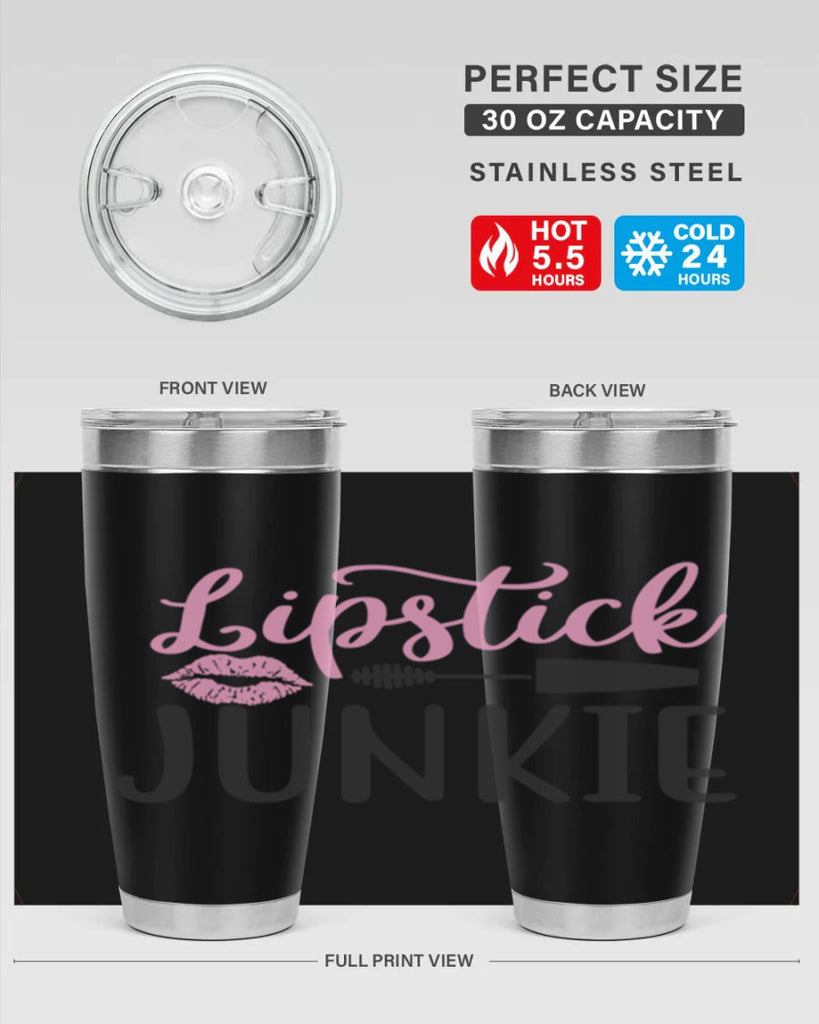 lipstick junkie Style 154#- make up- Tumbler