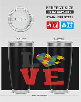 love Style 29#- autism- Tumbler
