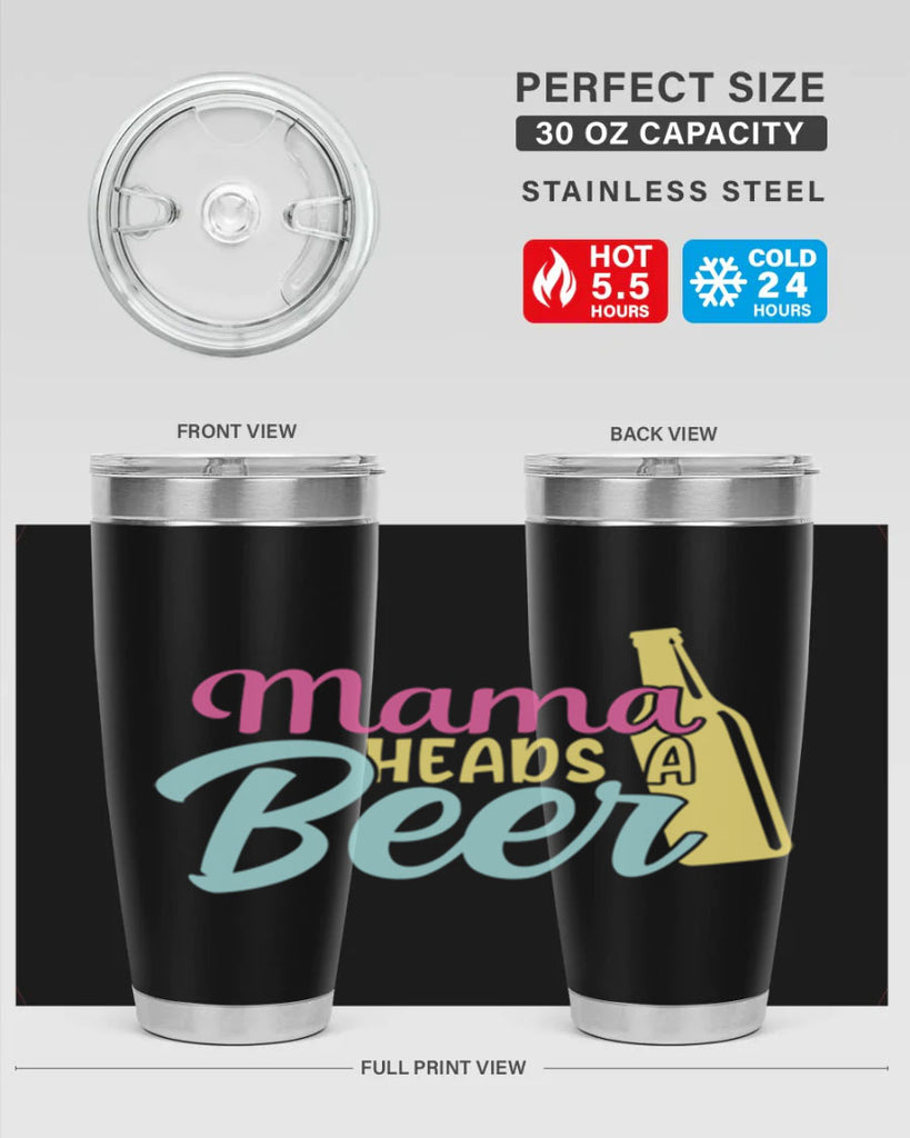 mama heads a beer 124#- beer- Tumbler