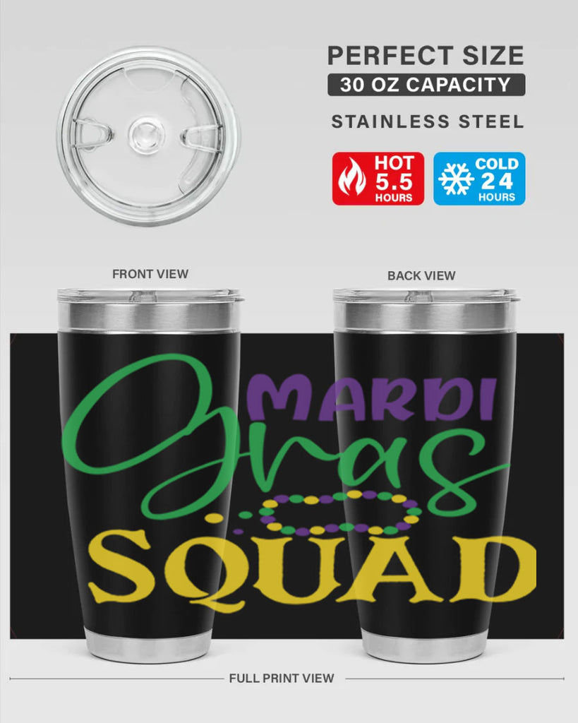 mardi gras squad 78#- mardi gras- Tumbler