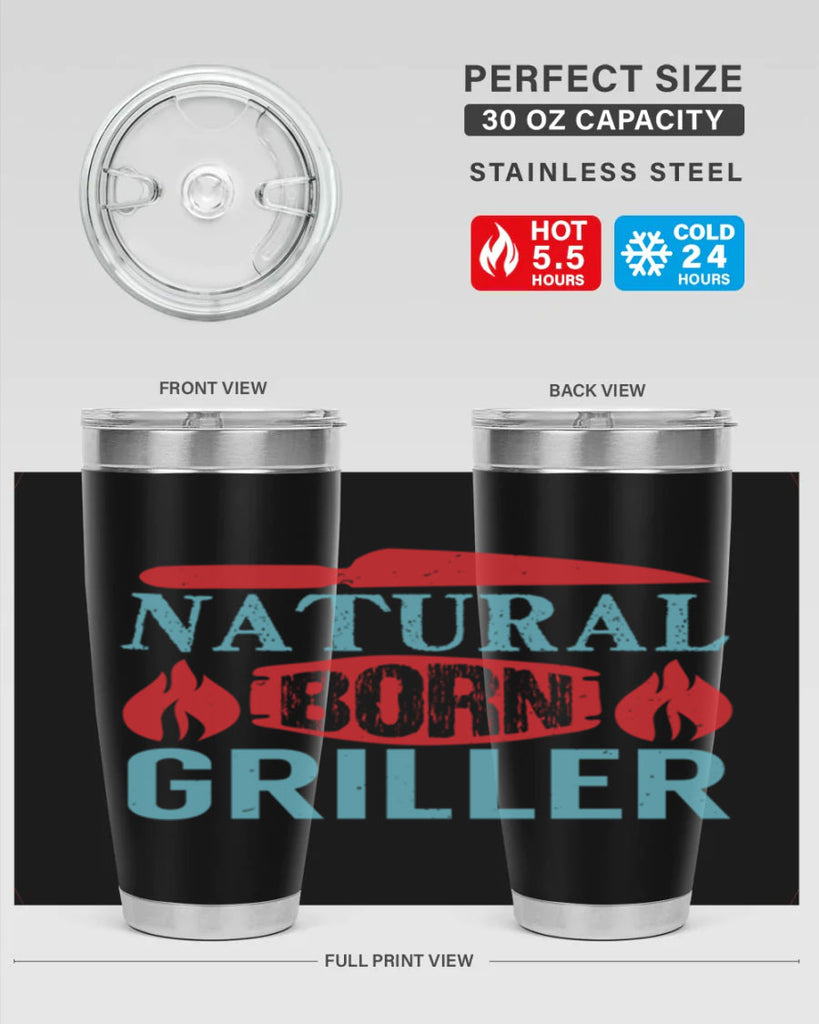 natural born griller 19#- bbq- Tumbler