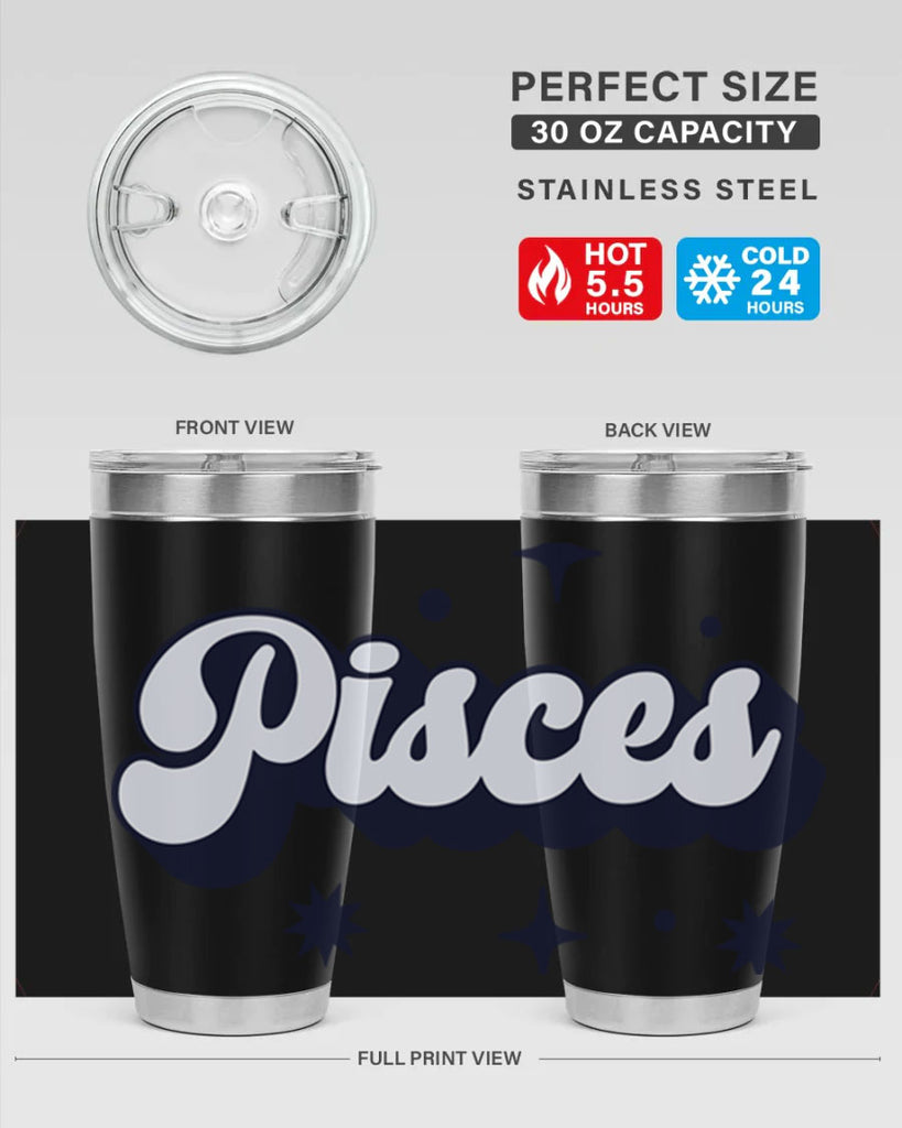 pisces 354#- zodiac- Tumbler