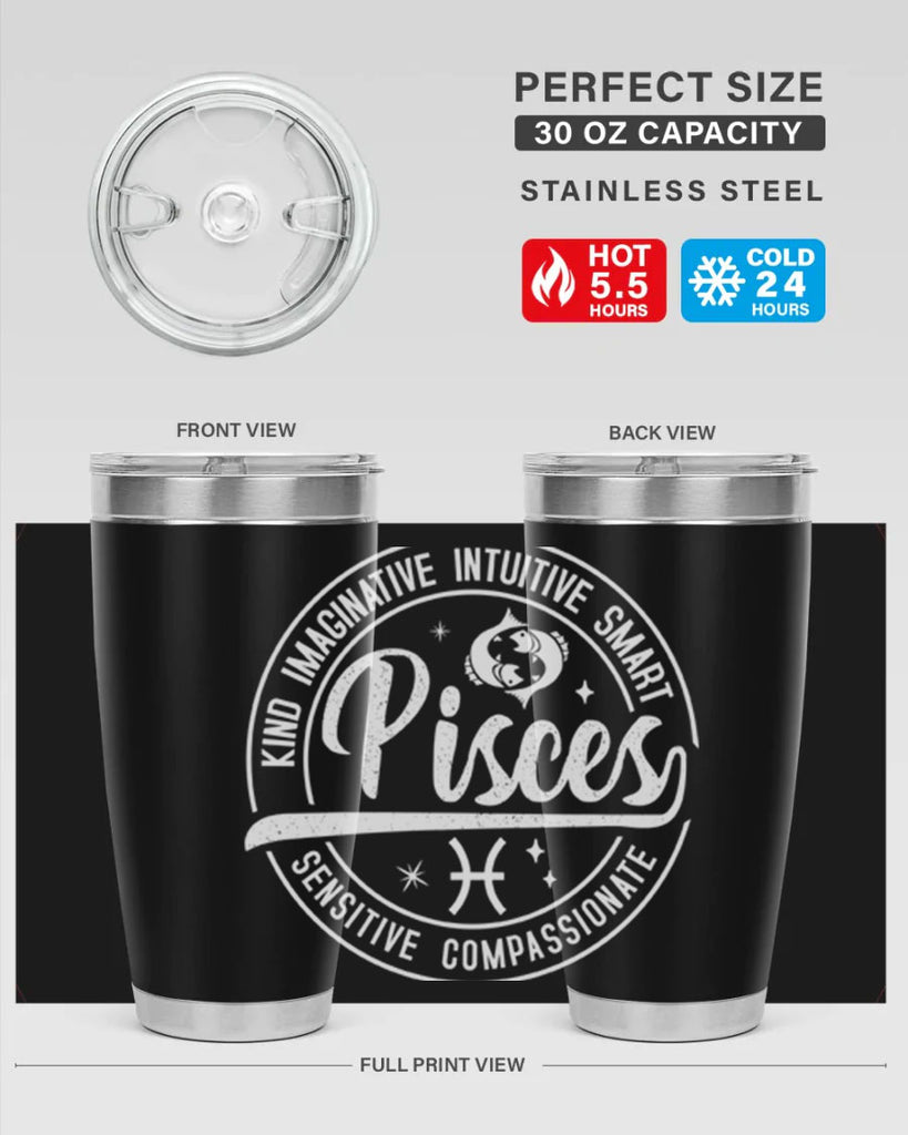 pisces 374#- zodiac- Tumbler