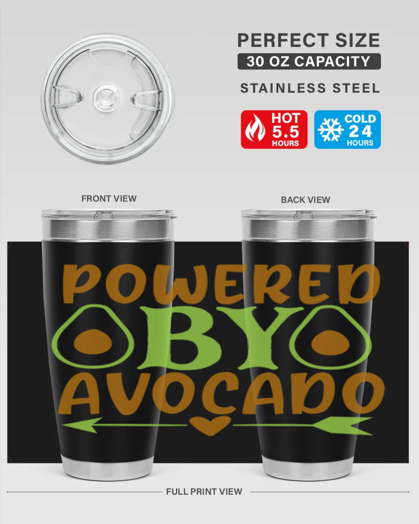 powered by avocado 3#- avocado- Tumbler