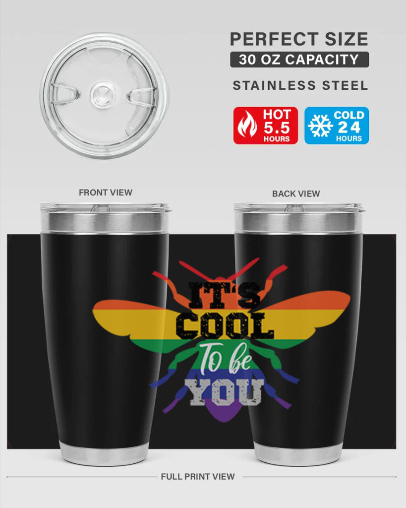 pride bee cool 70#- lgbt- Tumbler