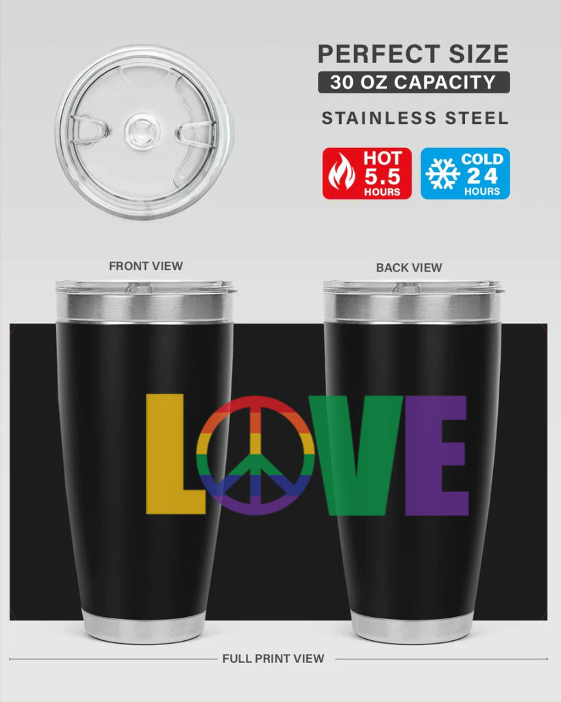 pride love peace 60#- lgbt- Tumbler