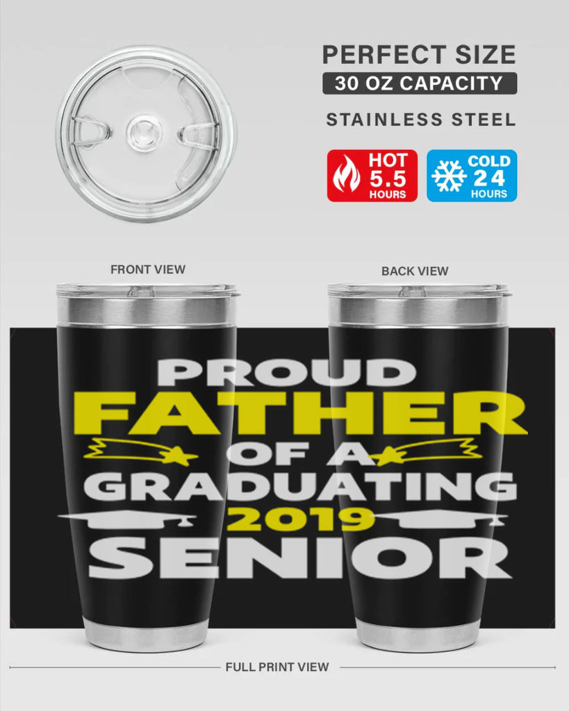 proud father of a graduating 264#- fathers day- Tumbler