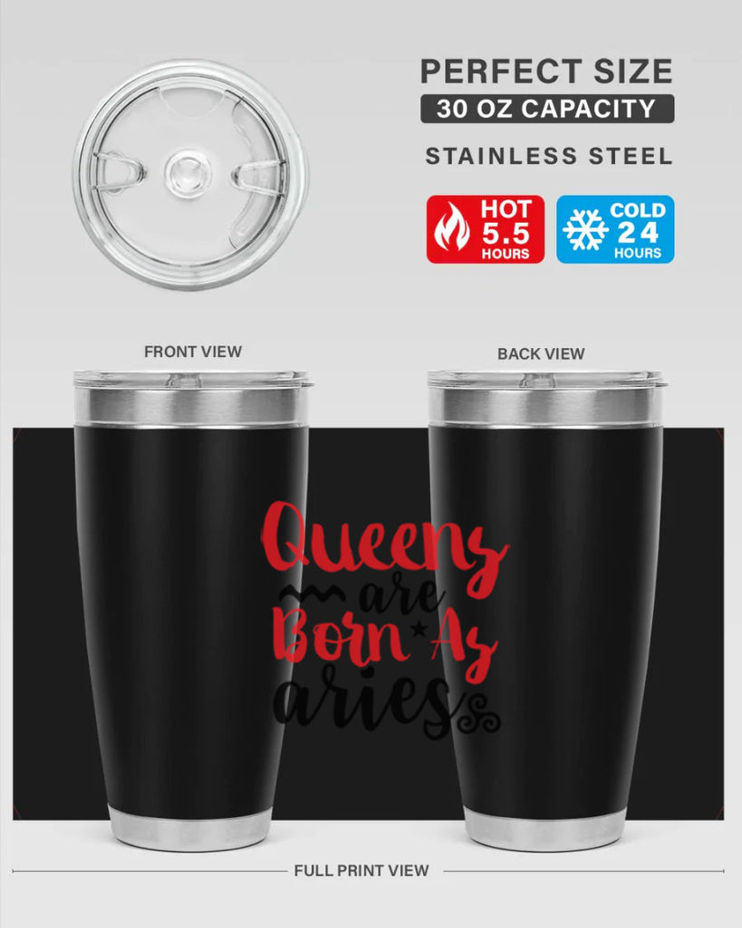 queens Are Born As Aries 384#- zodiac- Tumbler