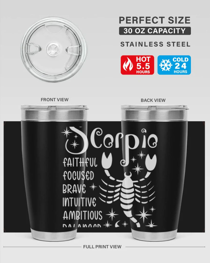 scorpio 435#- zodiac- Tumbler