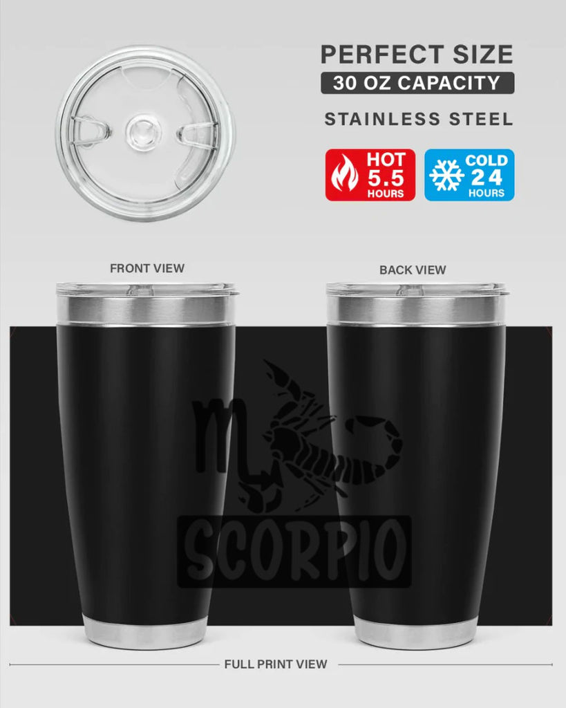 scorpio 440#- zodiac- Tumbler