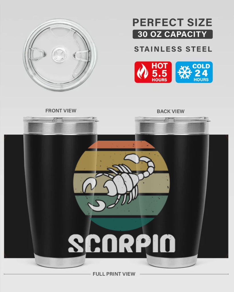 scorpio 451#- zodiac- Tumbler