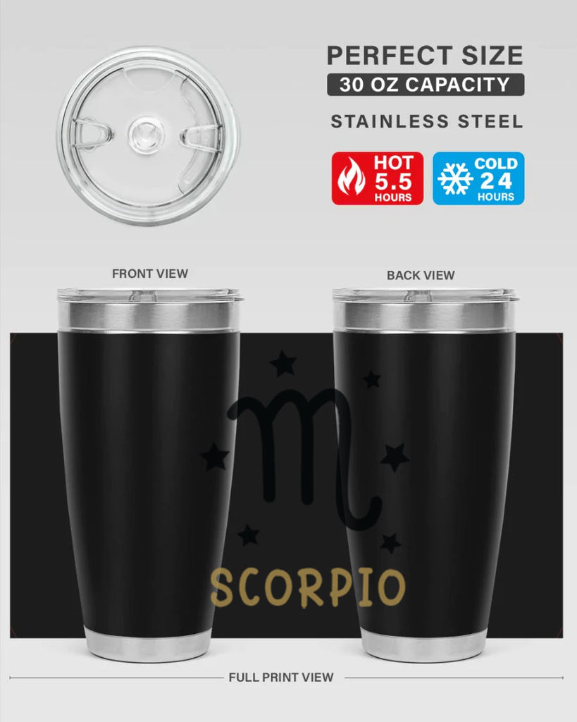 scorpio 455#- zodiac- Tumbler