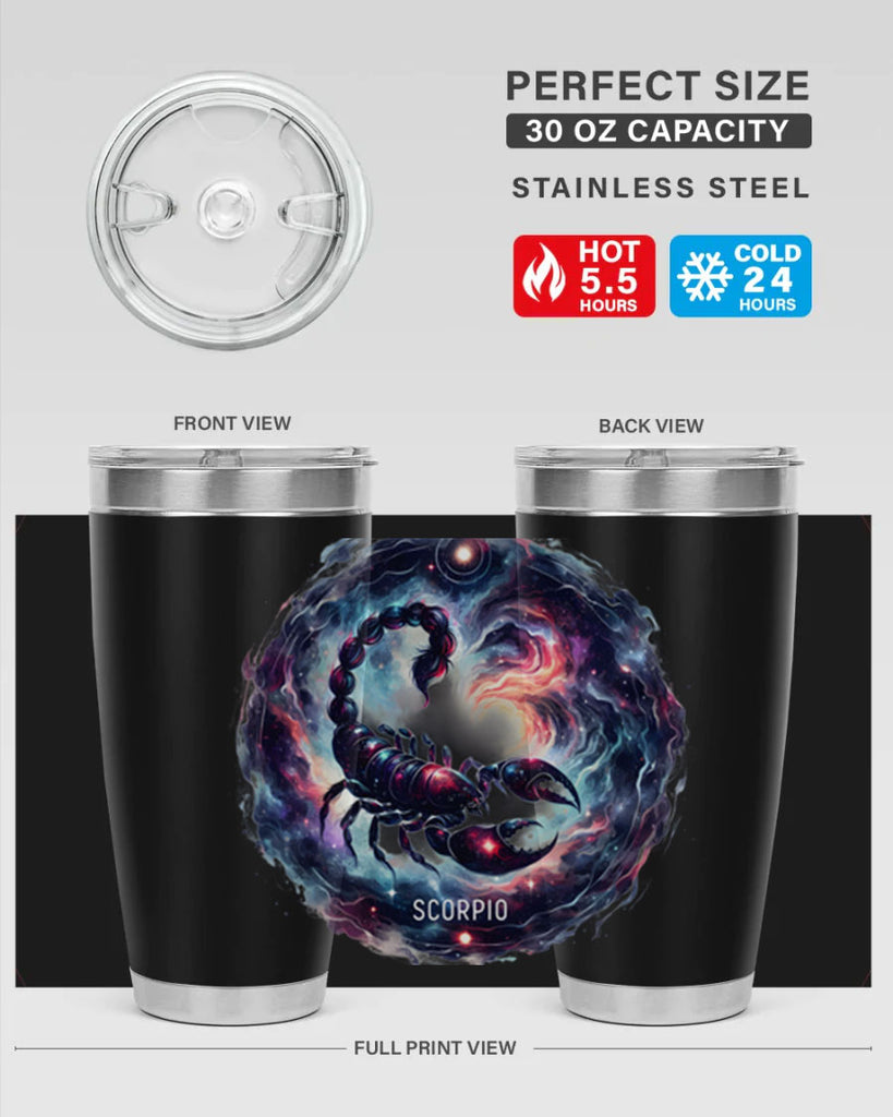 scorpio 461#- zodiac- Tumbler