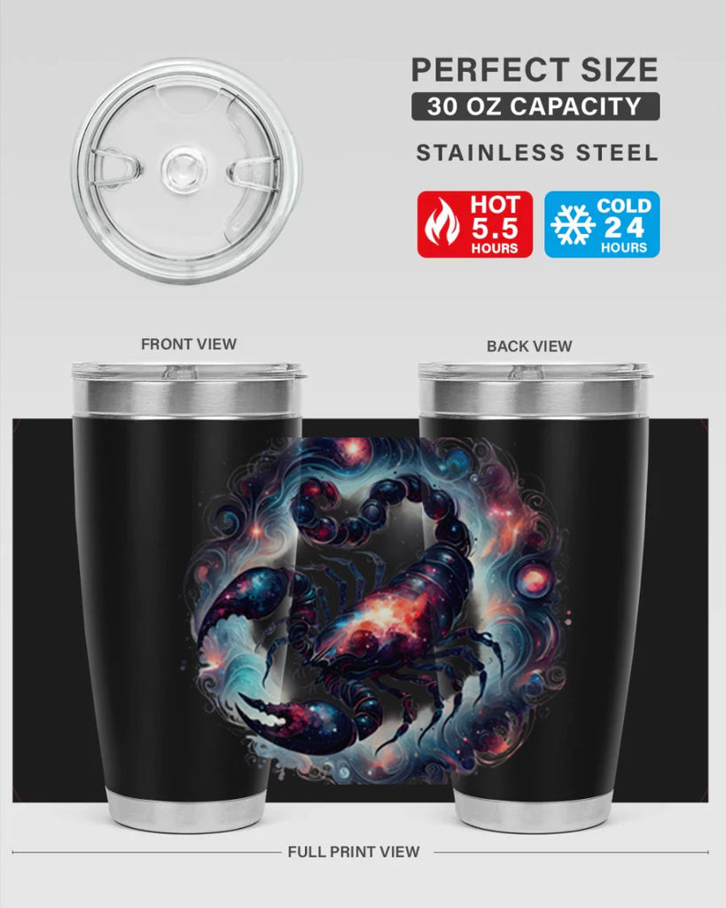 scorpio 462#- zodiac- Tumbler