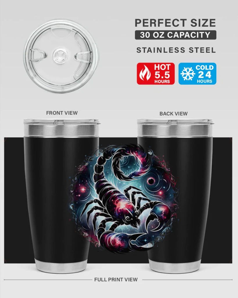 scorpio 463#- zodiac- Tumbler